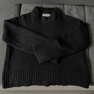 Lisa Yang Black Sony Sweater - 100% Heavyweight Cashmere